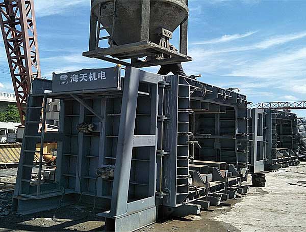廣發建材管廊模具現場